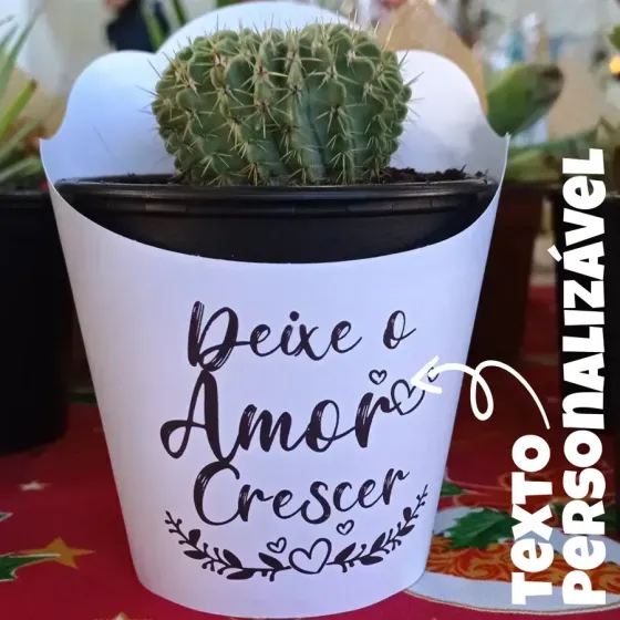 Rótulo Vaso 9 Personalizado