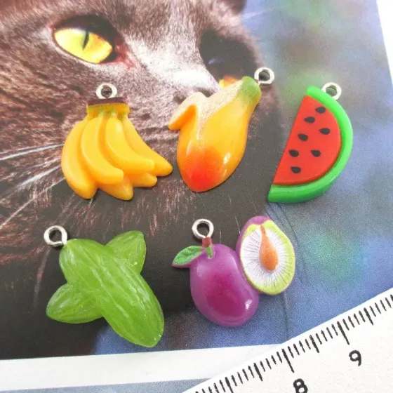 Conjunto Pendentes Fruta -...