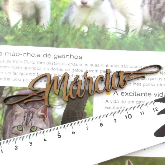 Nome em MDF - EB574