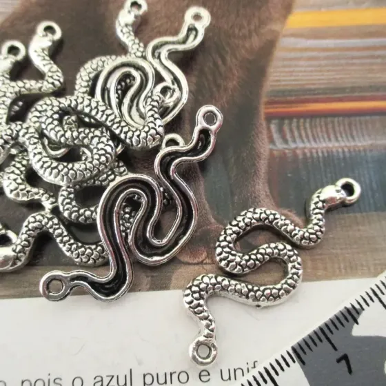 Lote 16 Pendentes Serpente...