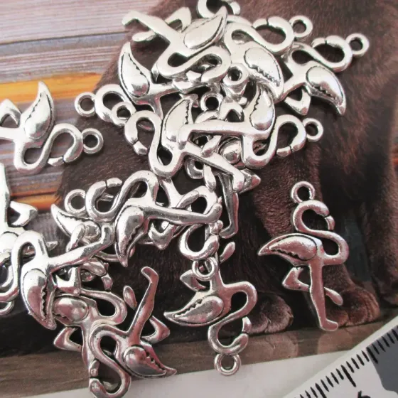 Lote 36 Pendentes Flamingo...