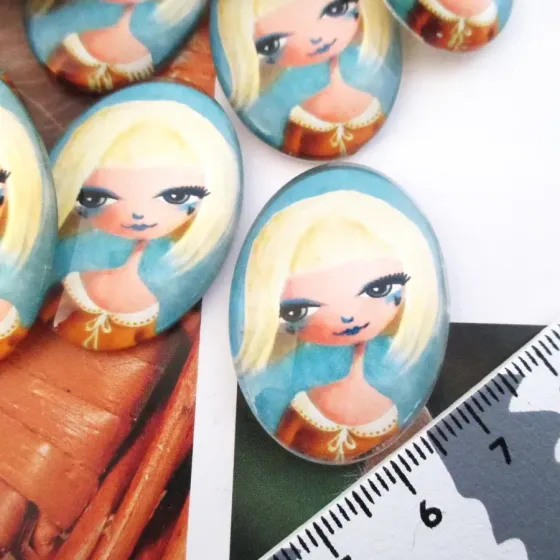 Cabochon 25x35mm - EC070
