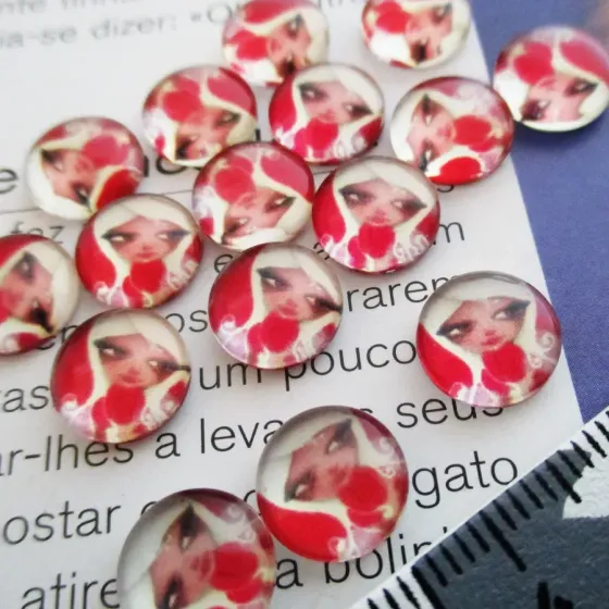 Lote 8 Cabochons 10mm - EC085R