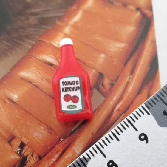 Miniatura Frasco de Ketchup...