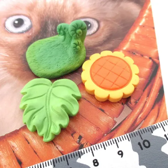 Miniaturas Flor e Folhas -...