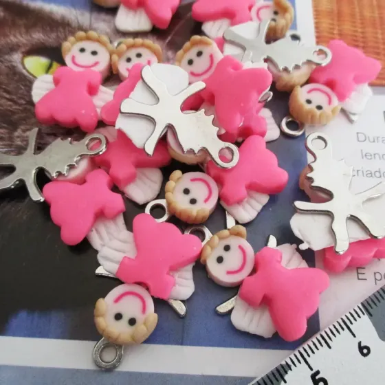 Lote 20 Pendentes Anjo -...