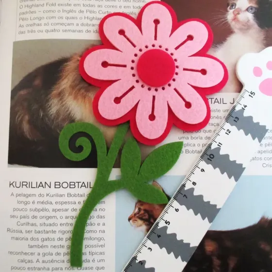 Flor em Feltro - EC201