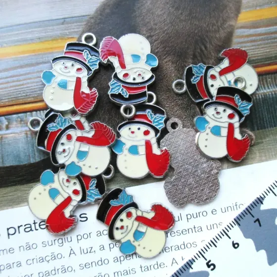 Lote 10 Pendentes Natal -...