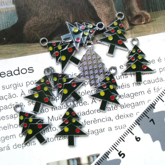 Lote 10 Pendentes Natal -...