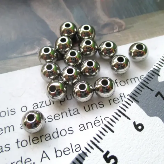 Conjunto 16 Contas 6mm -...