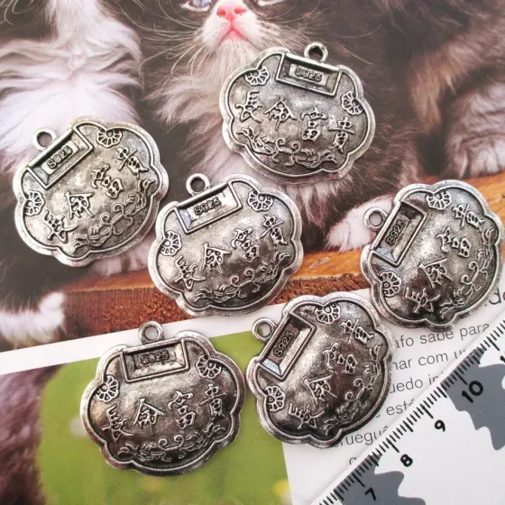 Lote 6 Pendentes Amuleto -...