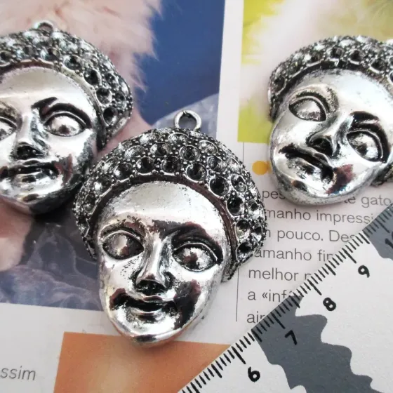 Lote 4 Pendentes Mulher -...