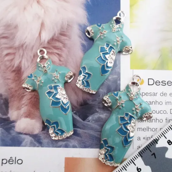 Lote 3 Pendentes Vestido -...