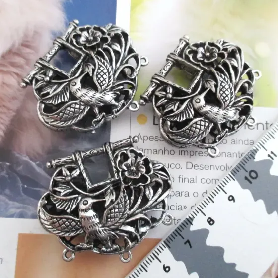 Lote 3 Pendentes Amuleto -...