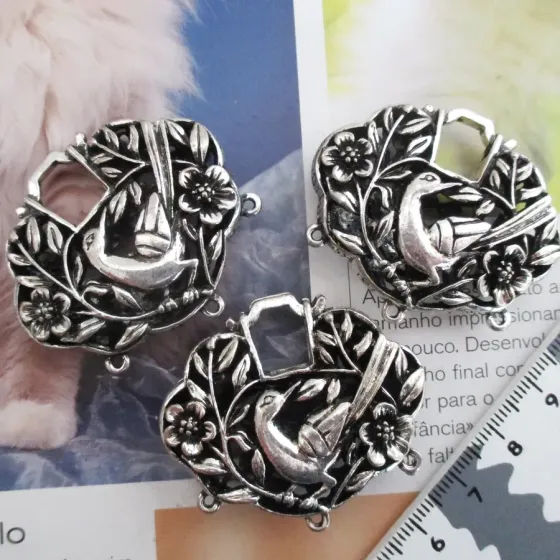 Lote 3 Pendentes Amuleto -...