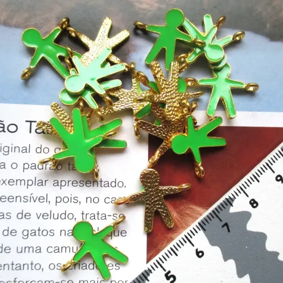 Lote 10 Pendentes Menino -...