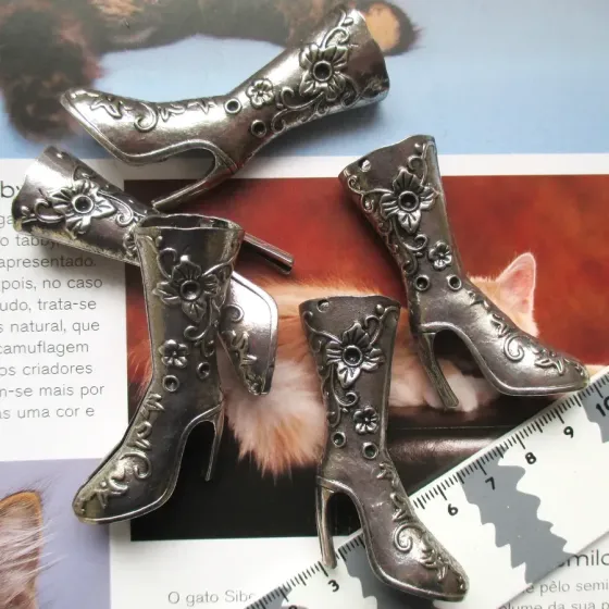 Lote 5 Pendentes Bota -...