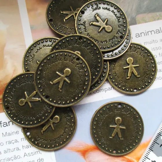 Lote 10 Pendentes Menino -...