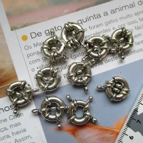 Lote 12 Fechos 15mm - EC541PT