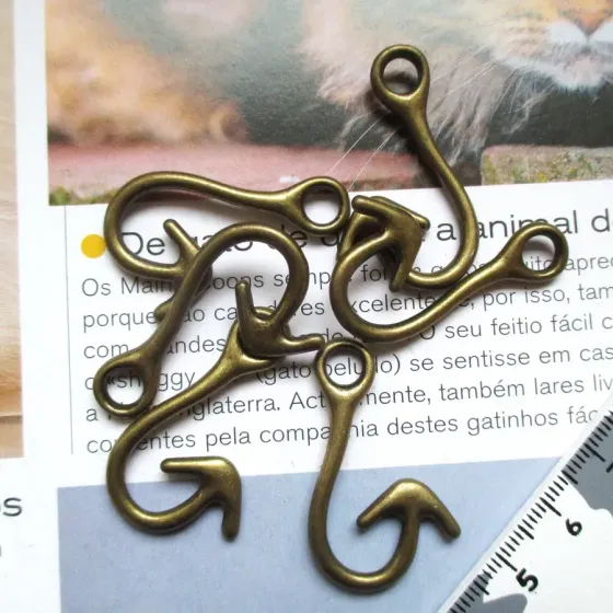 Lote 6 Pendentes Anzol -...