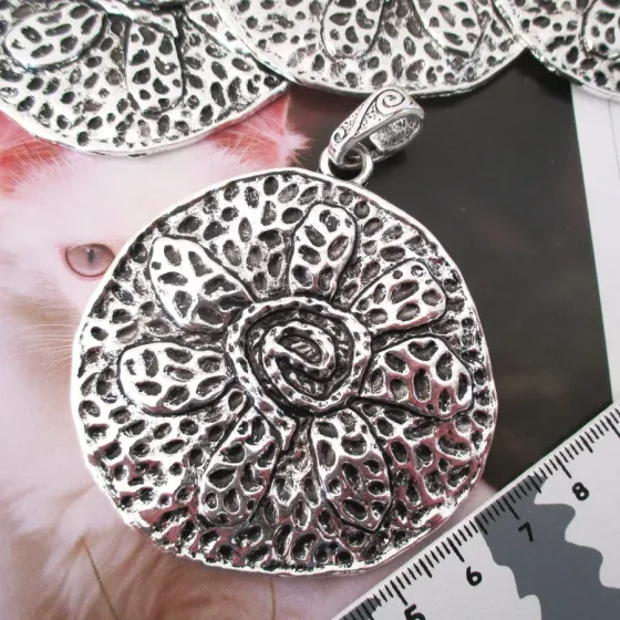 Lote 4 Pendentes Flor -...