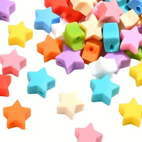 Conjunto 10 Contas Silicone...