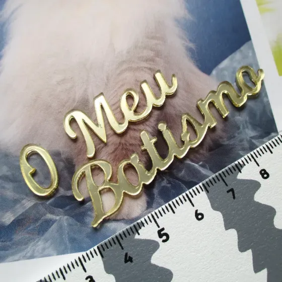 Palavras "O Meu Batismo" -...