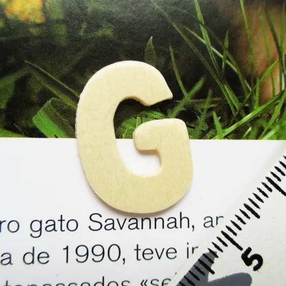 Letra G - MDF