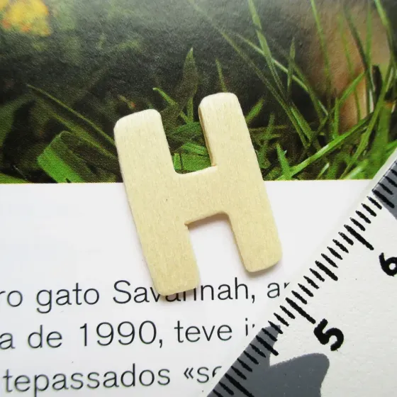 Letra H - MDF