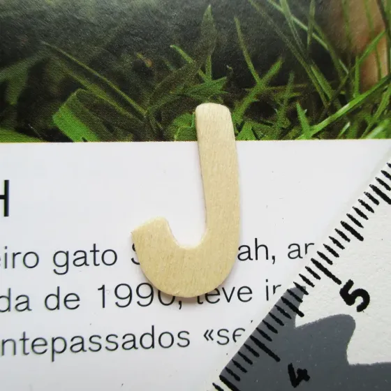 Letra J - MDF
