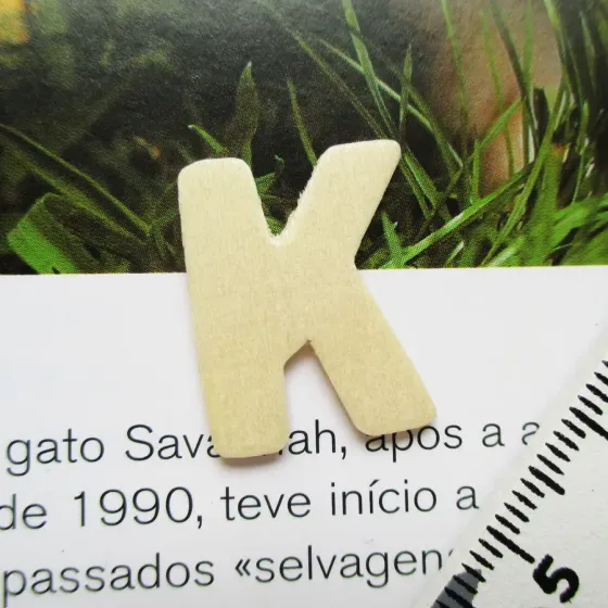 Letra K - MDF