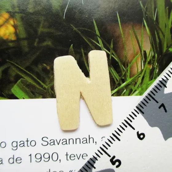 Letra N - MDF