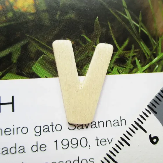 Letra V - MDF