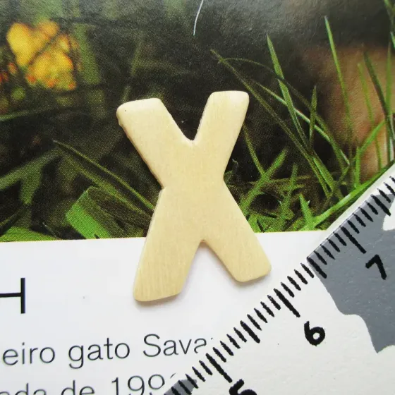 Letra X - MDF