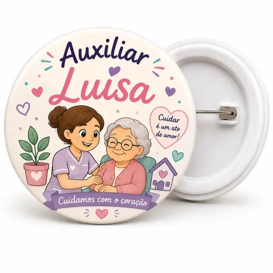 Crachá Personalizado 32mm -...