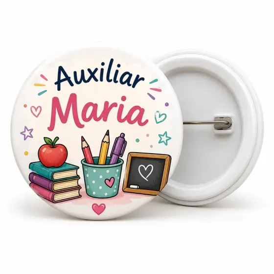 Crachá Personalizado 58mm -...