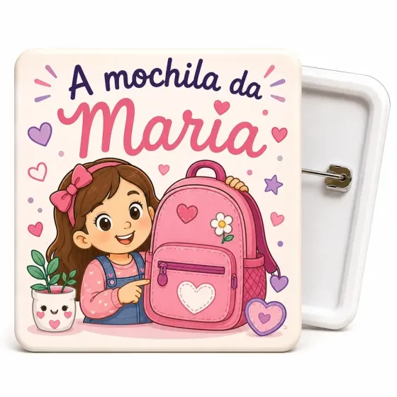 Crachá Personalizado 50mm -...