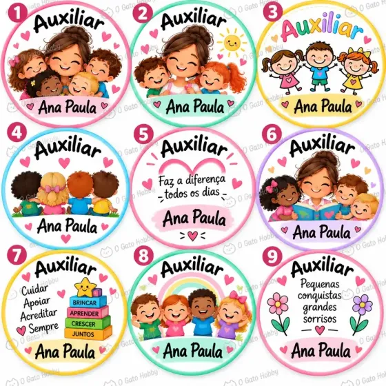 Crachá Auxiliar - EG038