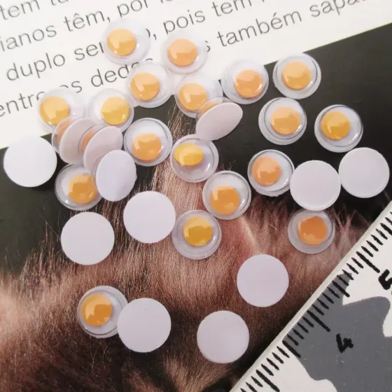 Olho móvel de colar 7mm -...