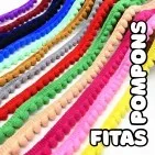 Fitas Pompons