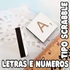 Letras e Números Scrabble